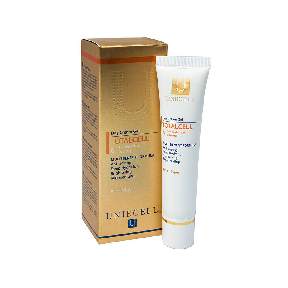 کرم ژل محافظ روز آنژسل مدل TotalCell مناسب انواع پوست